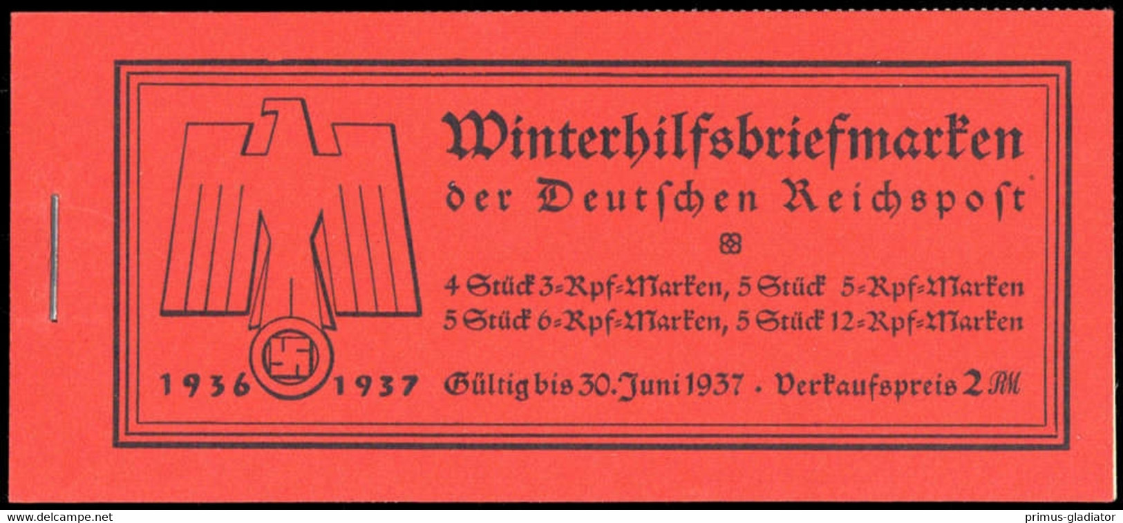 1936, Deutsches Reich, MH 43, ** - Carnets