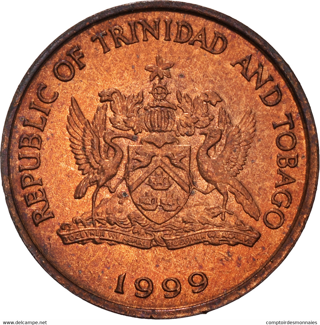 Monnaie, TRINIDAD & TOBAGO, Cent, 1999, SUP, Bronze, KM:29 - Trinidad Y Tobago