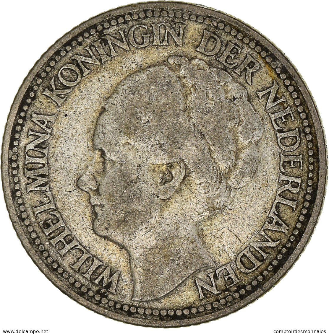 Monnaie, Pays-Bas, Wilhelmina I, 25 Cents, 1926, TB+, Argent, KM:164 - 25 Centavos