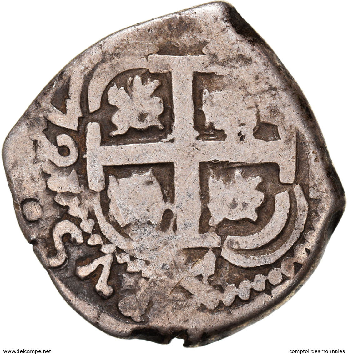 Monnaie, Bolivie, Philip V, 2 Reales, 1721, Potosi, COB, TTB, Argent, KM:29 - Bolivia