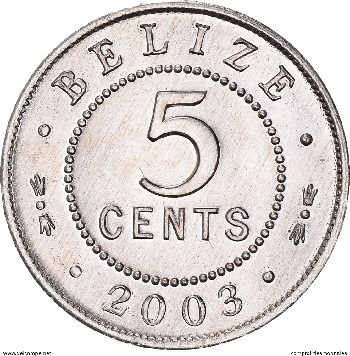 Monnaie, Belize, 5 Cents, 2003, SUP+, Aluminium, KM:34a - Belize