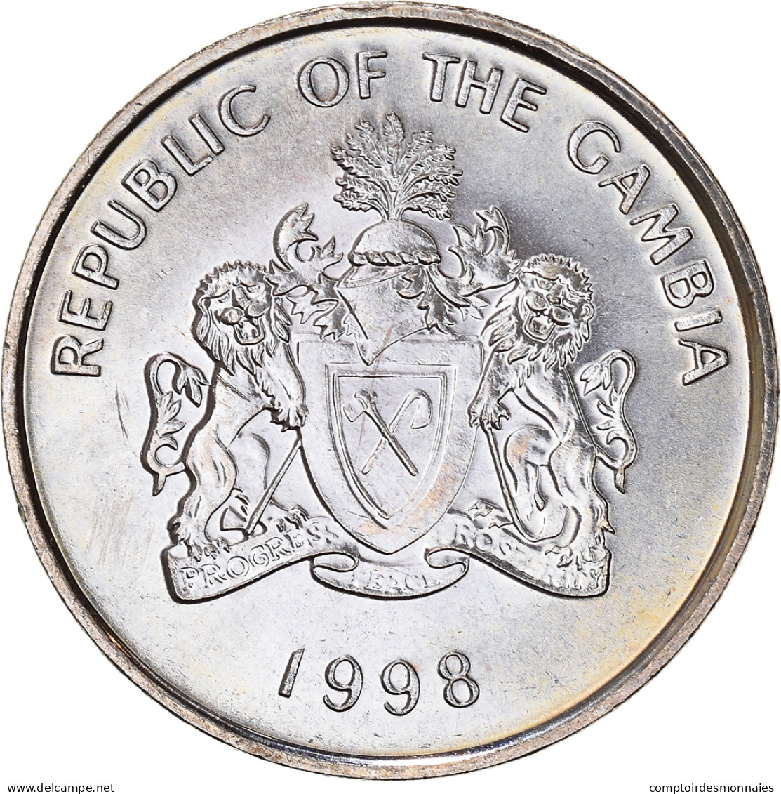 Monnaie, GAMBIA, THE, 25 Bututs, 1998, SPL, Cupro-nickel, KM:57 - Gambie