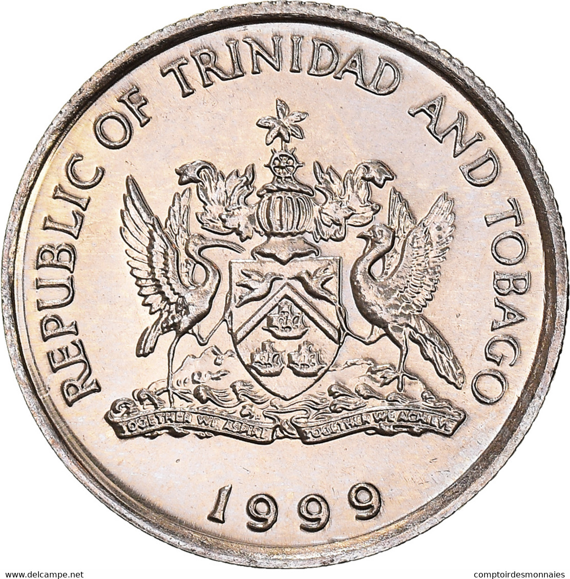 Monnaie, TRINIDAD & TOBAGO, 10 Cents, 1999, SUP, Cupro-nickel, KM:31 - Trinidad En Tobago