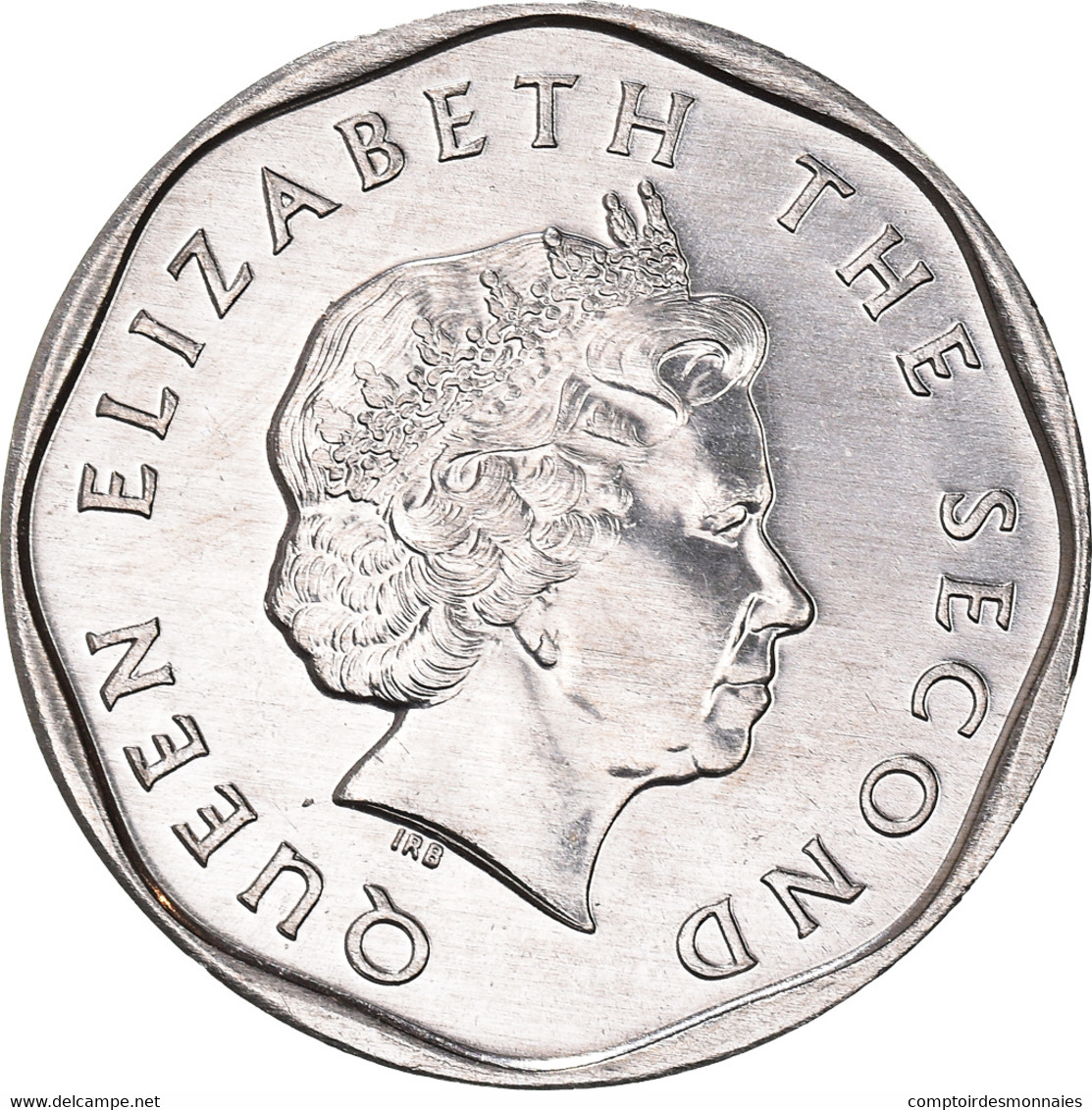 Monnaie, Etats Des Caraibes Orientales, Elizabeth II, 5 Cents, 2002, British - Ostkaribischer Staaten