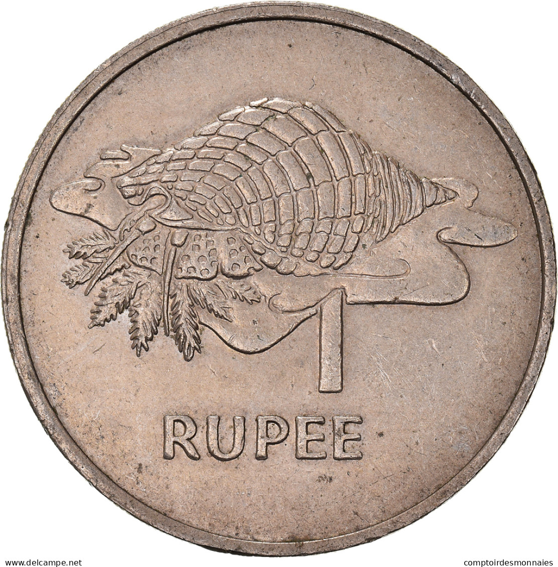 Monnaie, Seychelles, Rupee, 1977, British Royal Mint, TTB+, Cupro-nickel, KM:35 - Seychelles