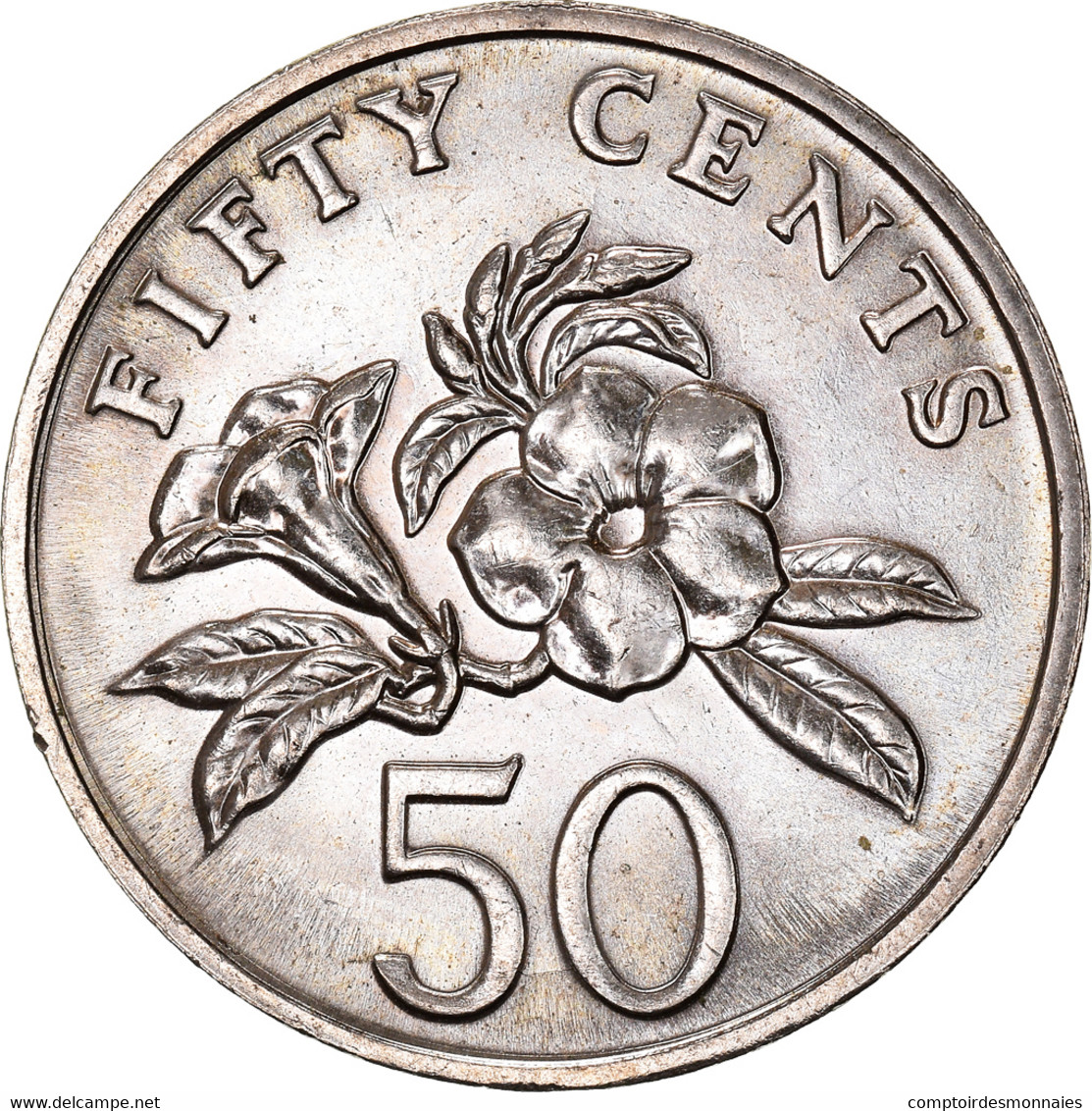 Monnaie, Singapour, 50 Cents, 1997, Singapore Mint, SUP, Cupro-nickel, KM:102 - Singapour