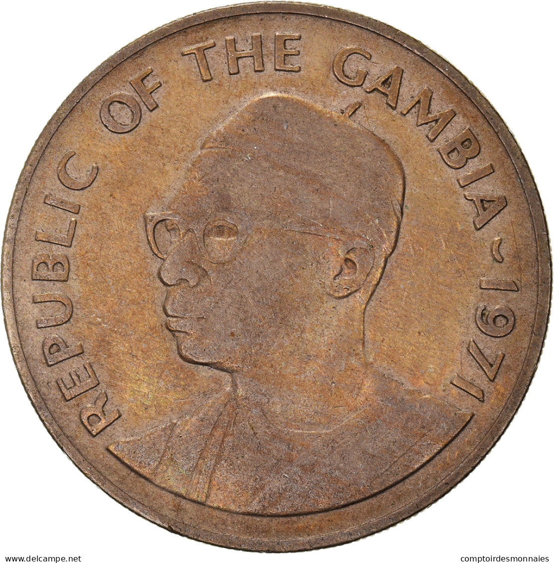 Monnaie, GAMBIA, THE, 50 Bututs, 1971, TB, Cupro-nickel, KM:12 - Gambie