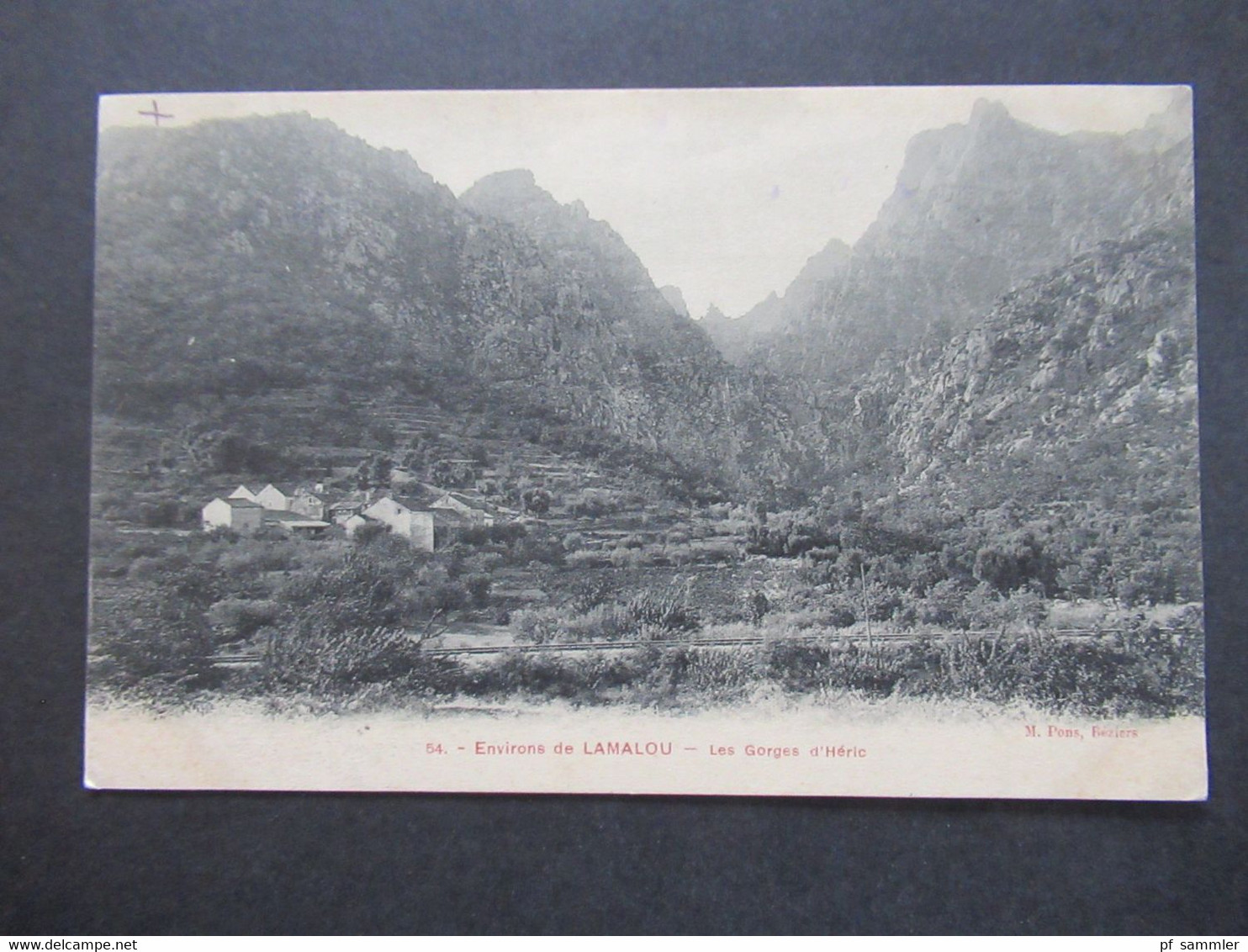 AK Frankreich Um 1910 Environs De Lamalou Les Gorges D'Heric Geschriebene AK Aber Nicht Echt Gelaufen! - Lamalou Les Bains