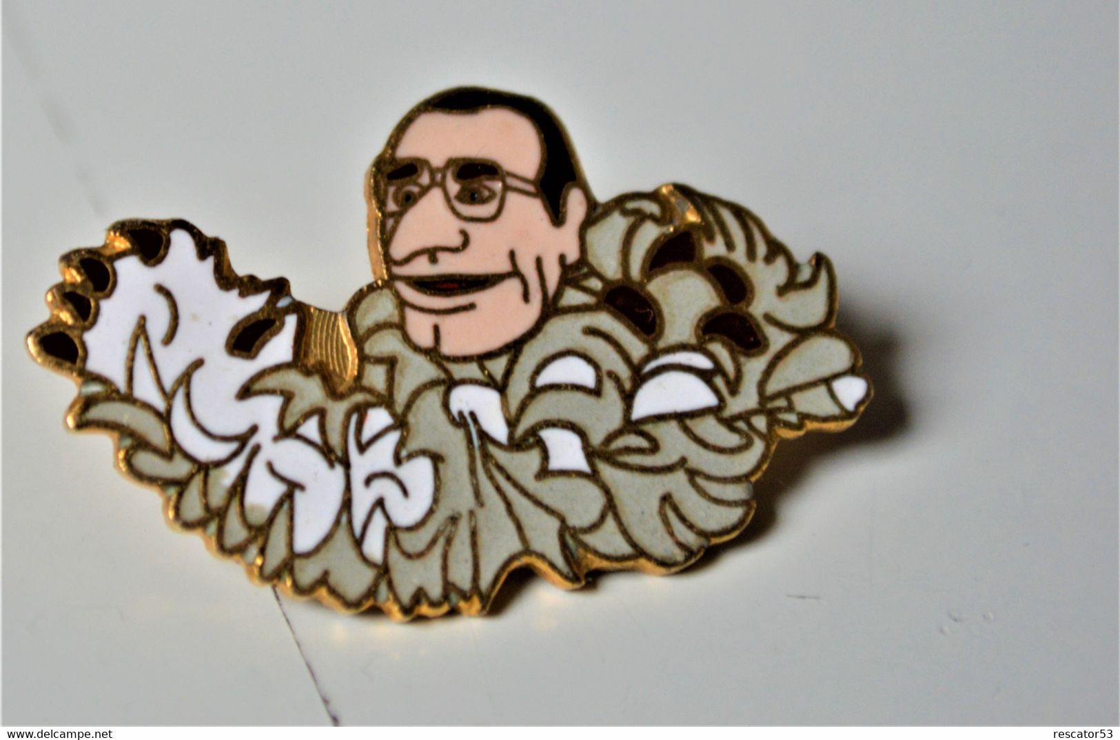 Pin's Bebete  Jacques Chirac - Ruimtevaart