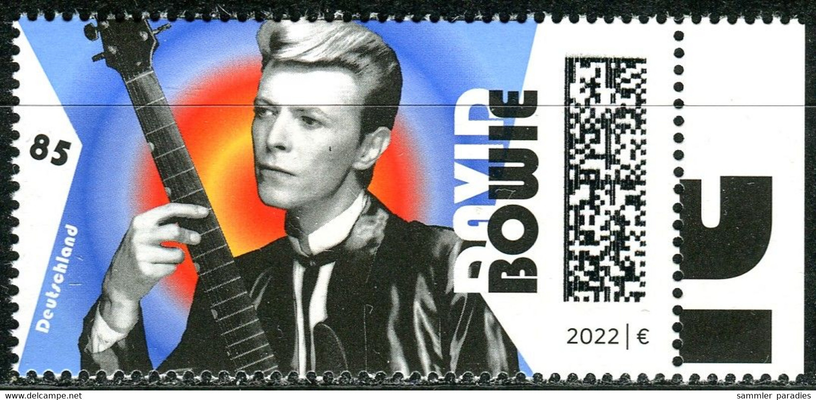 BRD - Mi 3661 ✶✶ F4 - 85c David Bowie,  Ausg.: 03.01.2022 - Ungebraucht