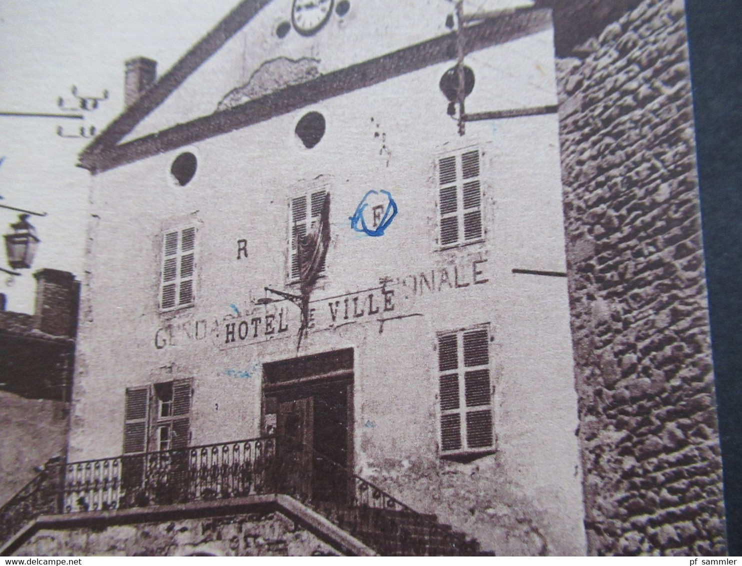 AK Frankreich Alte AK Um 1920 L'Auvergne Sauxillanges L'Hotel De Ville - Alberghi & Ristoranti