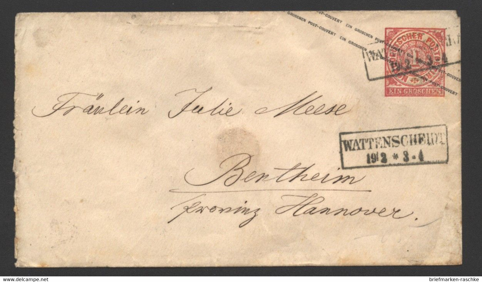 NDP,NV-Stempel,Wattenscheidt  (212) - Entiers Postaux