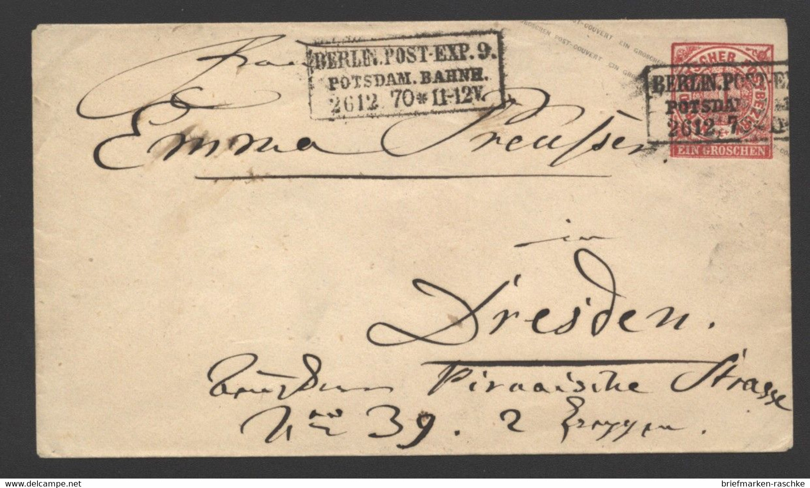 NDP,NV-Stempel,Berlin Post Exp.9 ... (212) - Interi Postali