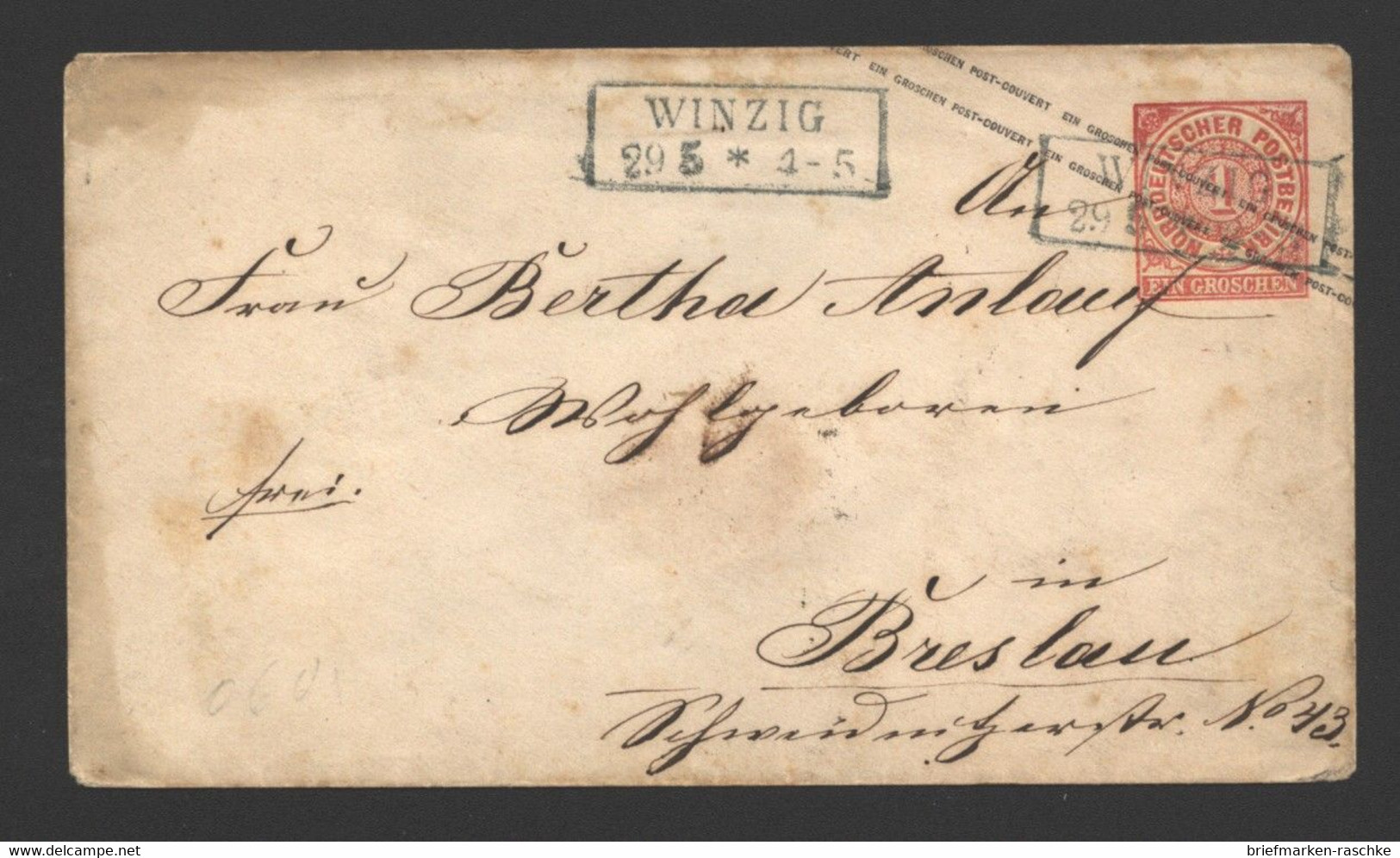 NDP,NV-Stempel,Winzig  (212) - Entiers Postaux