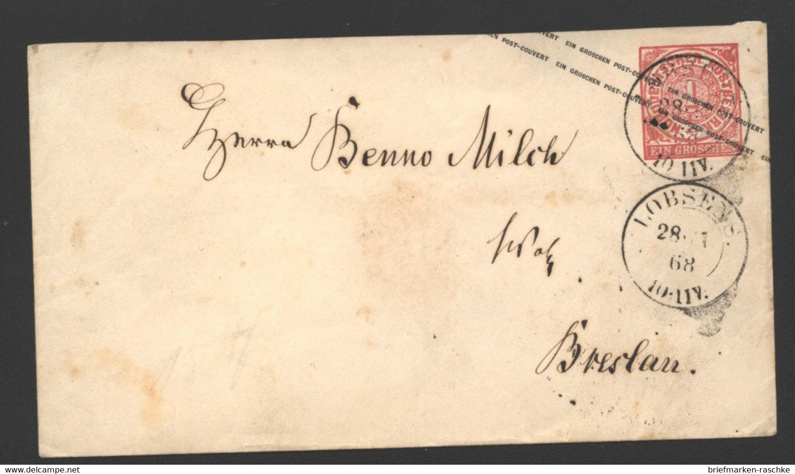 NDP,NV-Stempel,Lobsens  (212) - Entiers Postaux