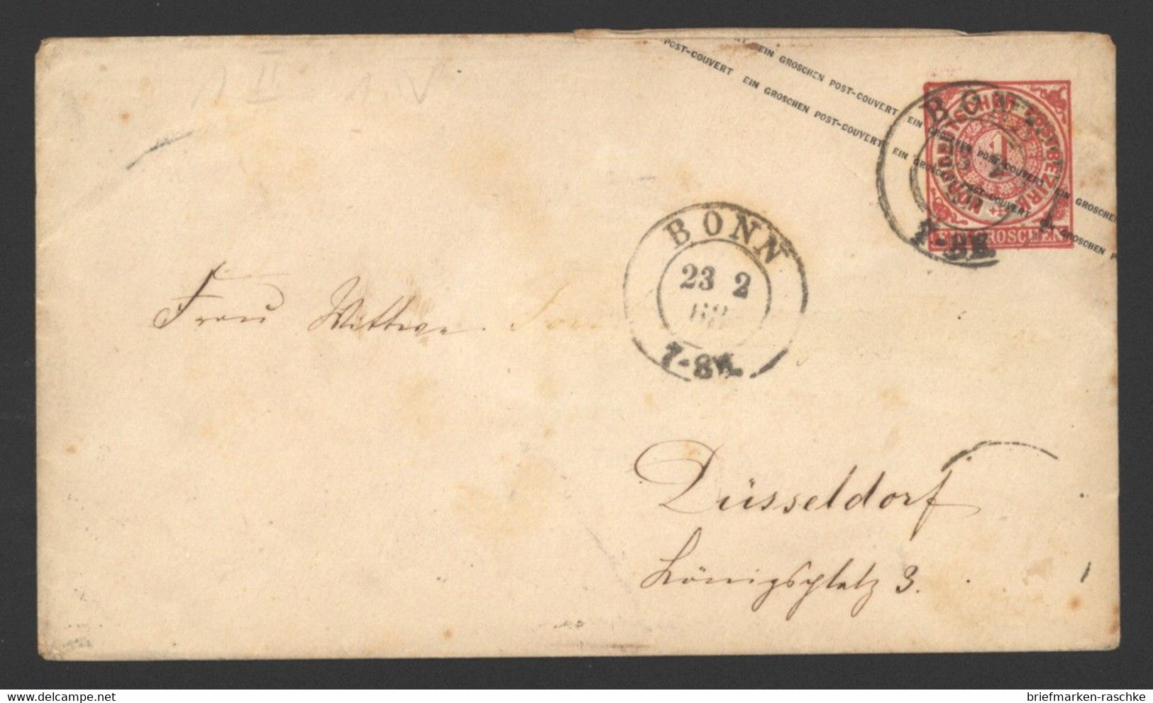 NDP,NV-Stempel,Bonn  (212) - Postal  Stationery