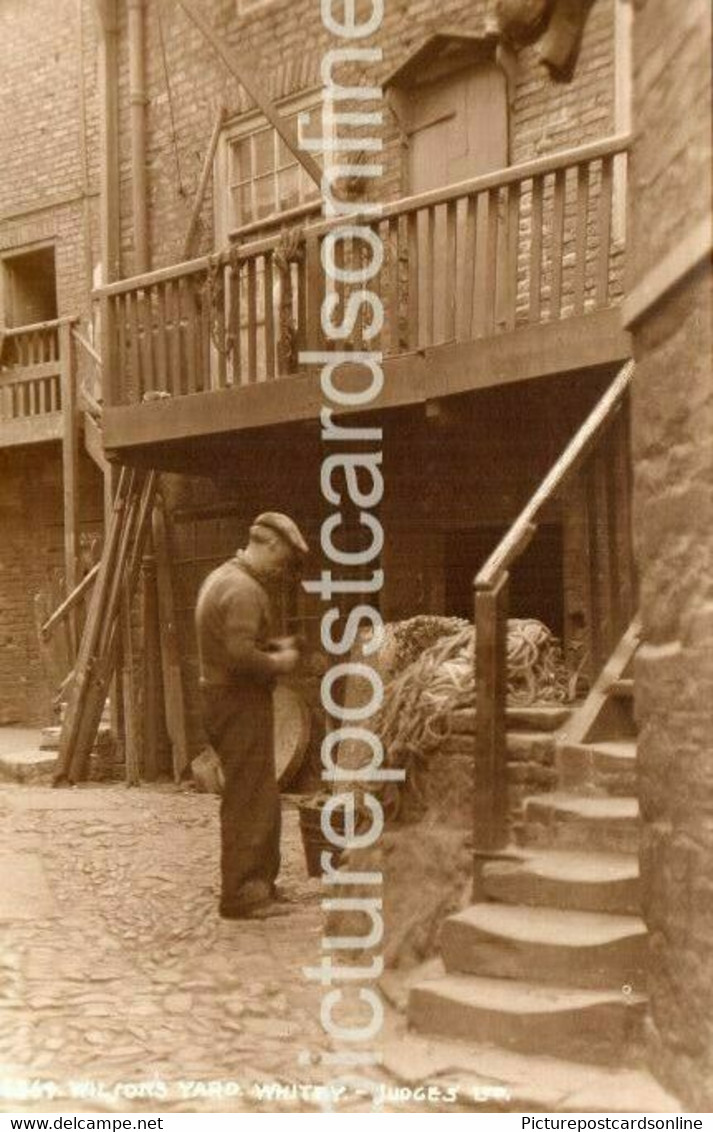 WILSONS YARD WHITBY OLD R/P POSTCARD YORKSHIRE - Whitby