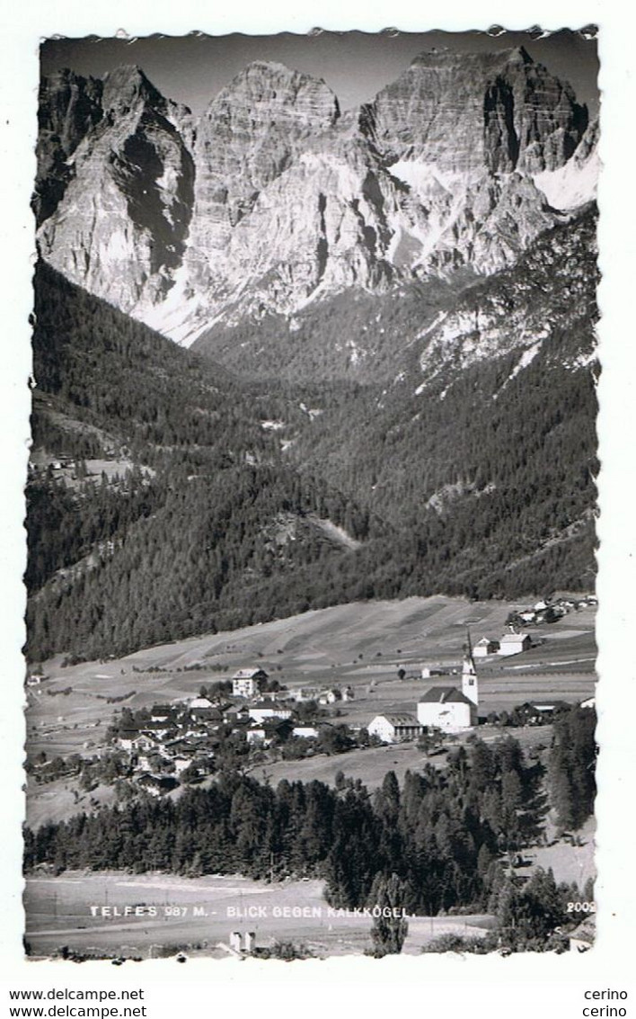 TELFES:  BLICK  GEGEN  KALKKOGEL  -  PHOTO  -  KLEINFORMAT - Telfs