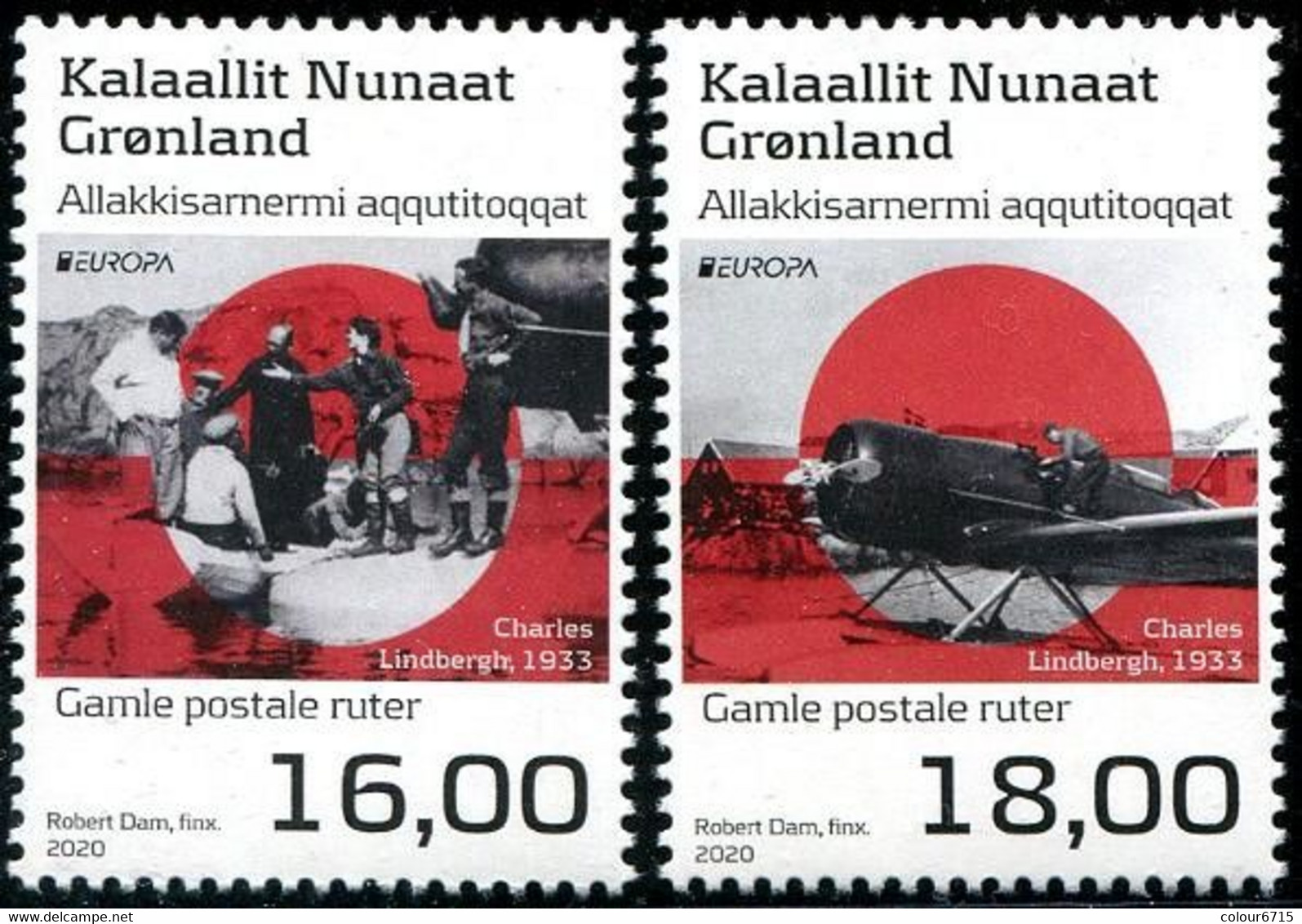 Greenland 2020 EUROPA Stamps - Ancient Postal Routes Stamps 2v MNH - Ungebraucht