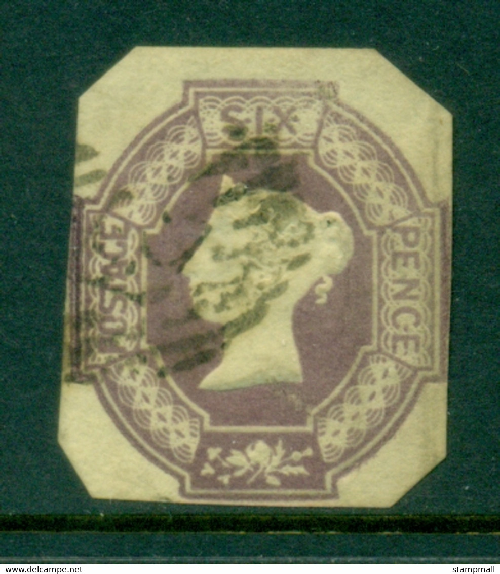 GB 1854 QV 6d Pale Lilac Embossed, Wmk. VR, Good Margins FU - Gebruikt