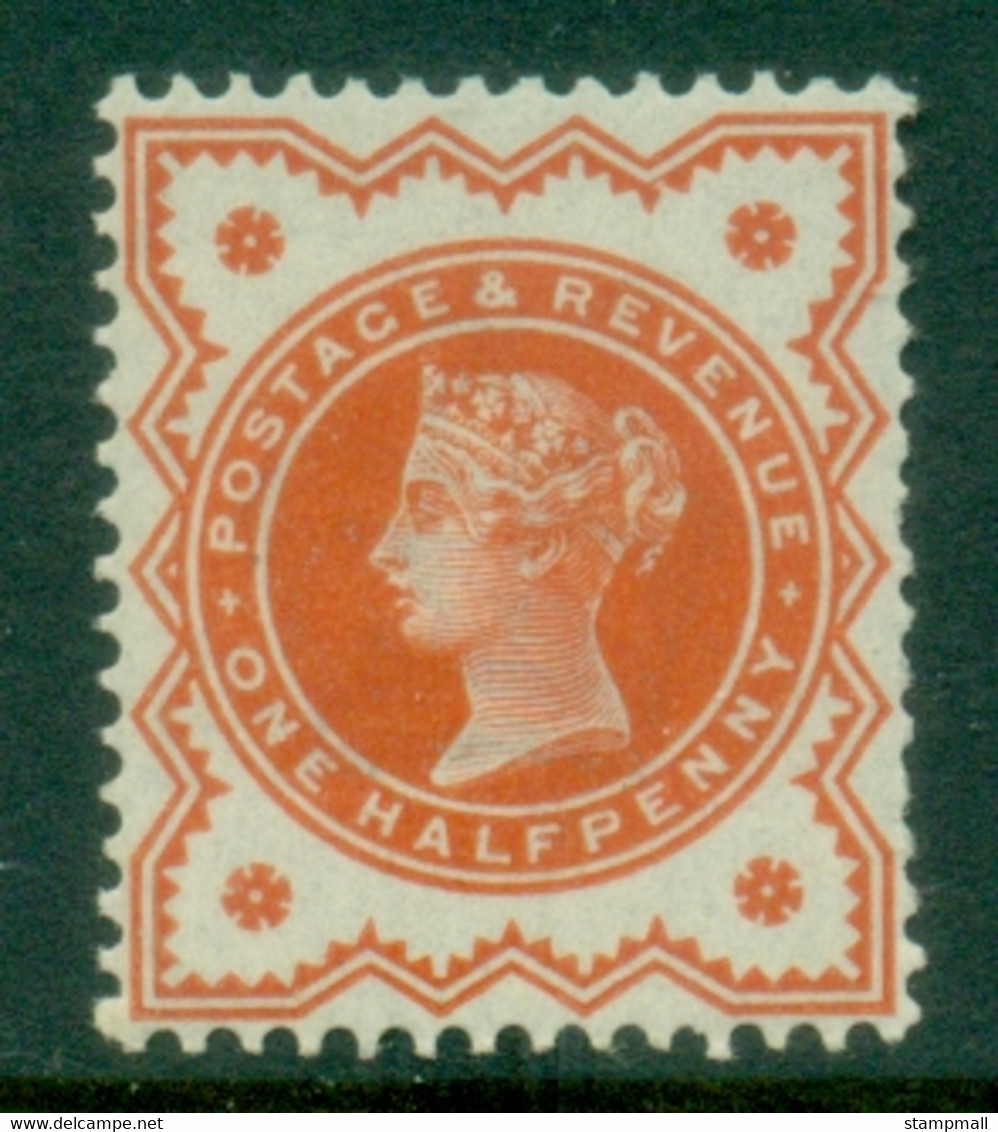 GB 1887-92 QV Jubilee Issue 0.5d Vermillion MUH - Neufs