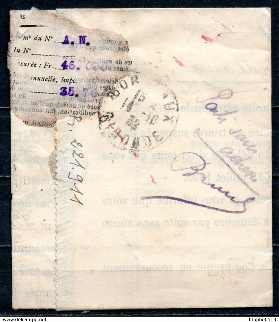 FRANCE. Enveloppe De 1932 Avec Retour à L'envoyeur Car Non Réclamée. - Briefe U. Dokumente