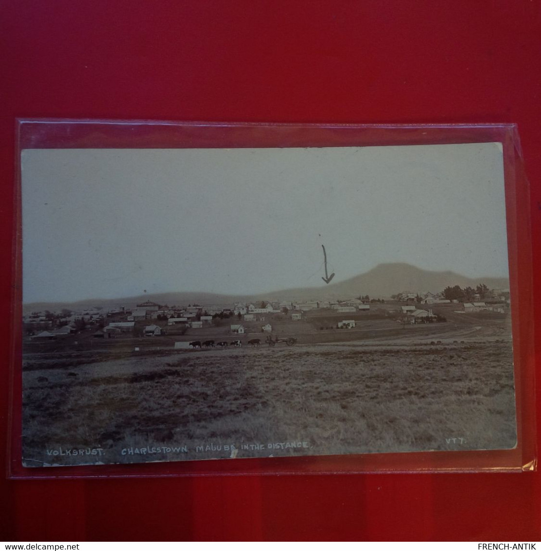 CARTE PHOTO CHARLESTOWN MALUBA IN THE DISTANCE - Afrique Du Sud