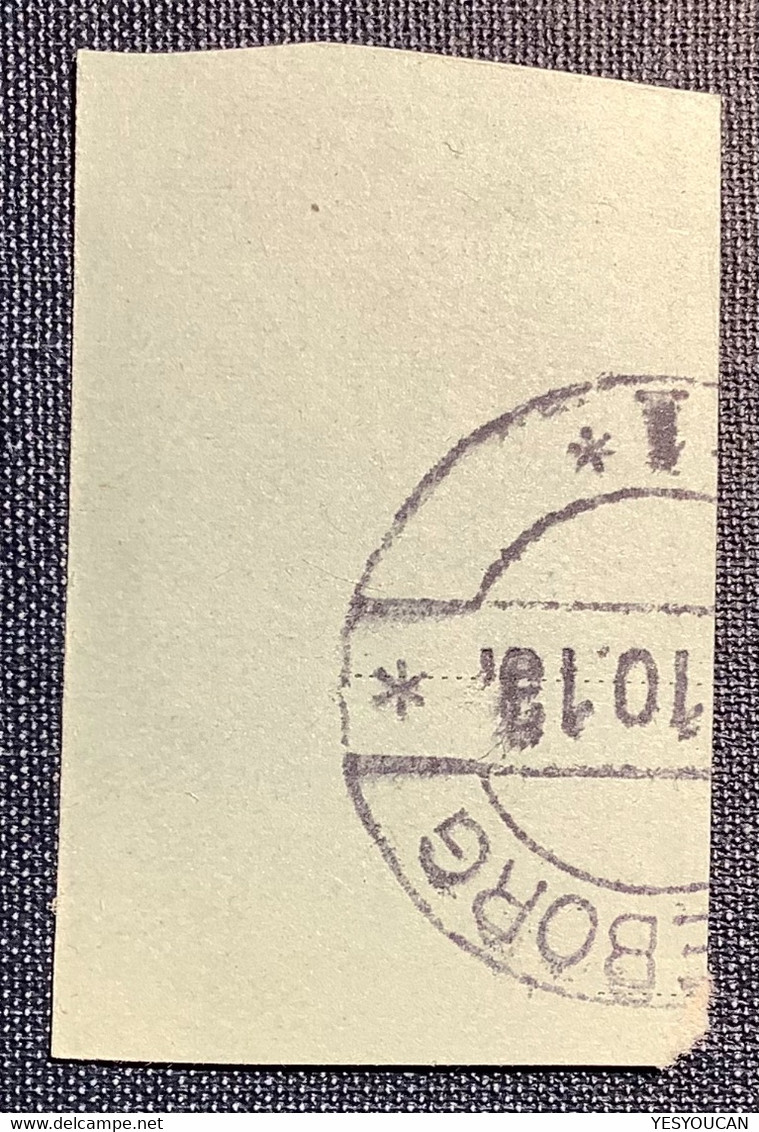 1903 General Post Office 5 Kr Blue RARE XF QUALITY ! Facit 65, Yvert 50 Cds GÖTEBORG 1913 (Suède Schweden Sweden - Usados
