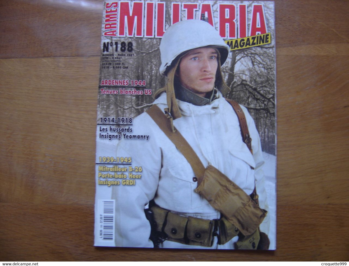 MILITARIA MAGAZINE 188 GUERRE MILITAIRES Sommaire En Photo - Armas