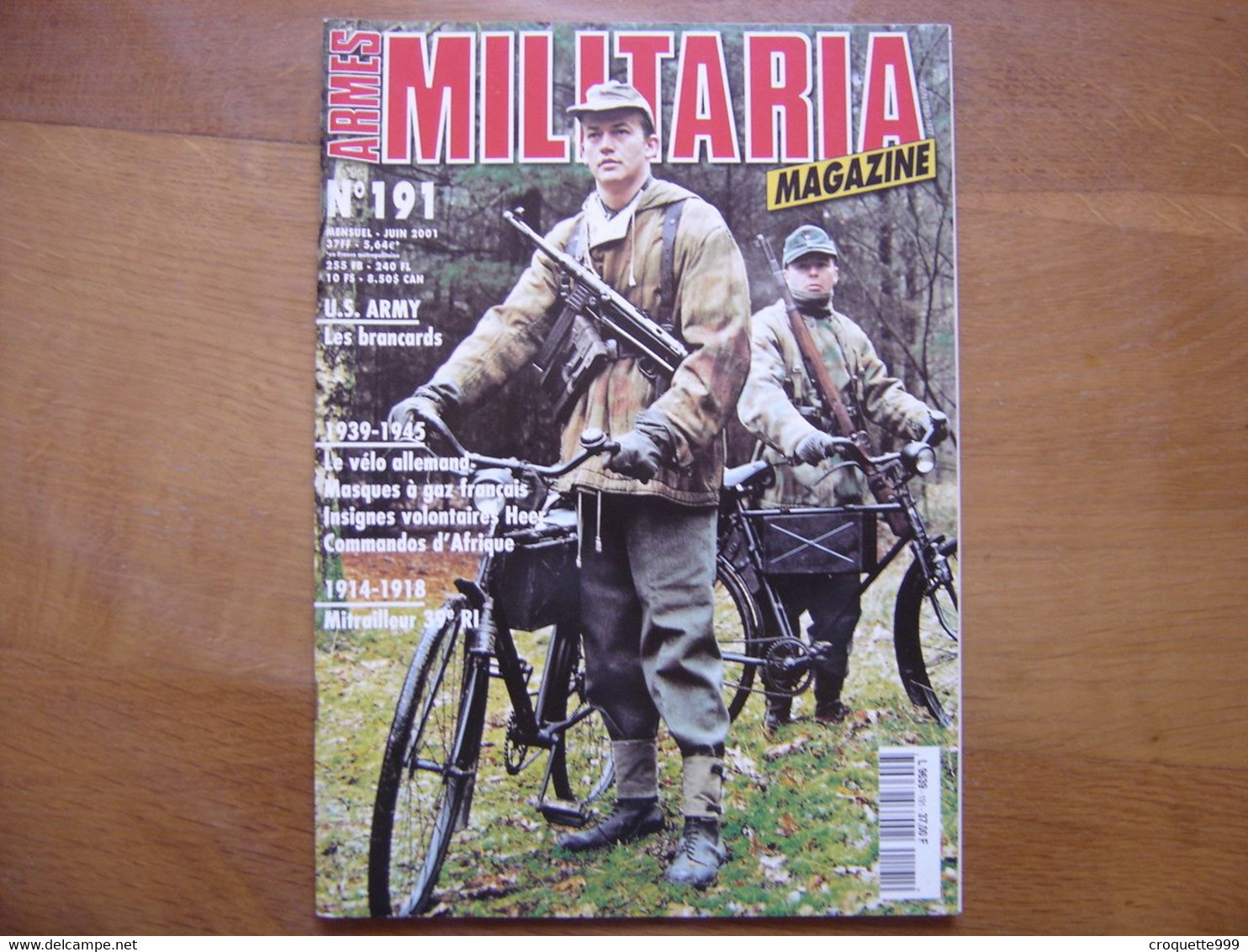 MILITARIA MAGAZINE 191 GUERRE MILITAIRES Sommaire En Photo - Armes