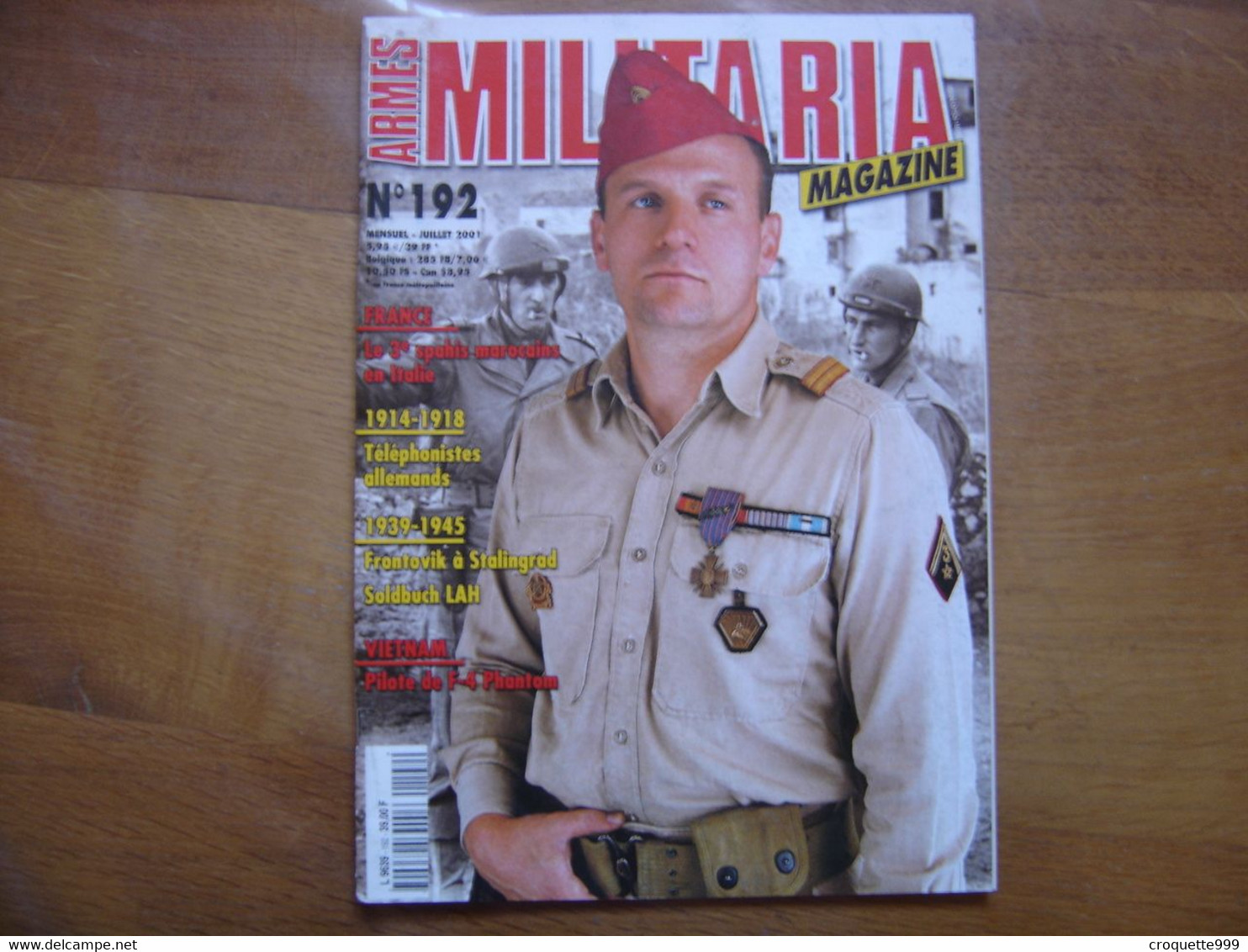 MILITARIA MAGAZINE 192 GUERRE MILITAIRES Sommaire En Photo - Waffen