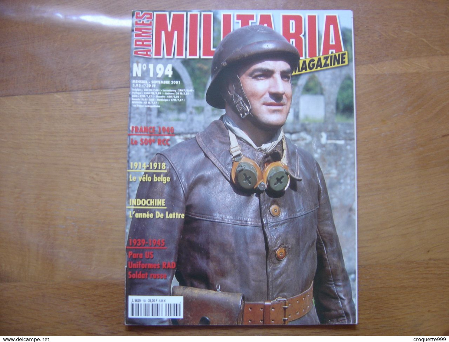 MILITARIA MAGAZINE 194 GUERRE MILITAIRES Sommaire En Photo - Waffen