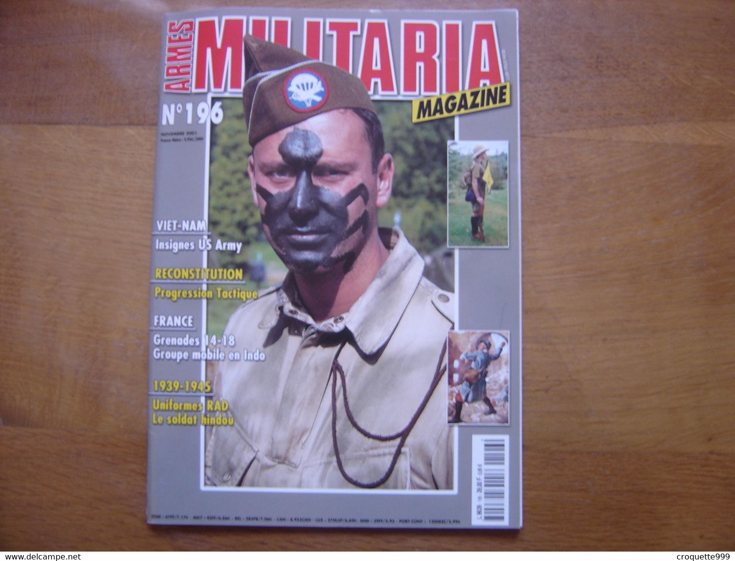 MILITARIA MAGAZINE 196 GUERRE MILITAIRES Sommaire En Photo - Waffen