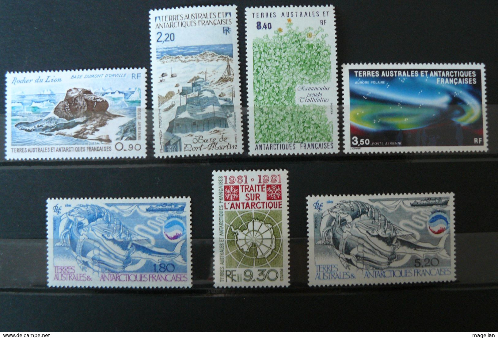 TAAF - Yvert N° 112 - 113/114 - 154 - 162 - PA57 - PA81 Neufs ** (MNH)  Faciale 4.77 Euros - Collections, Lots & Séries