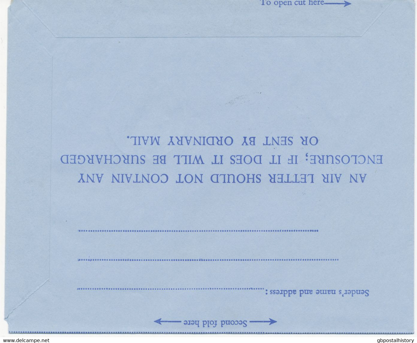 GB 1971 POSTAL STRIKE Airletter Malawi - London Carried By An Emergency Airmail Service - Lettres & Documents