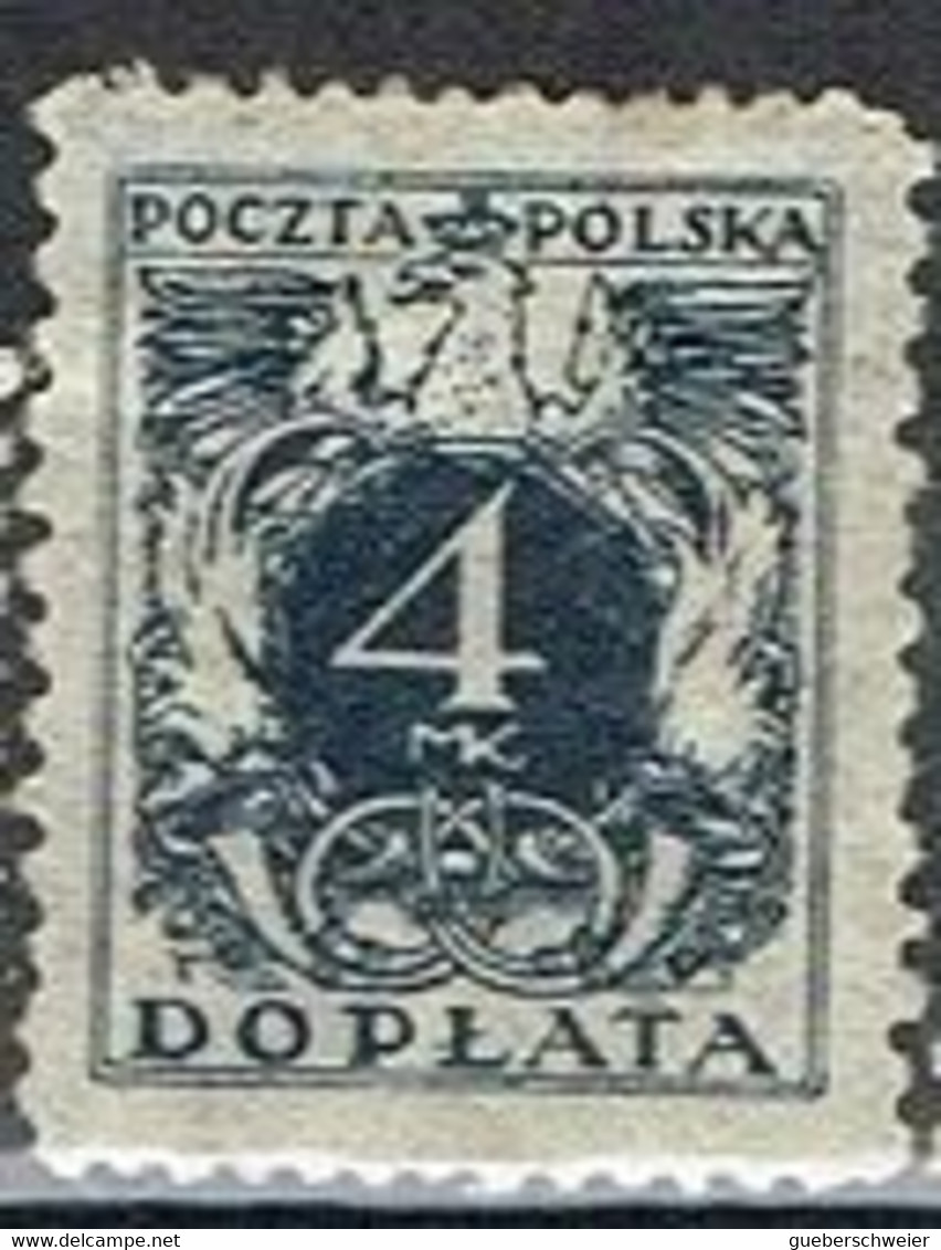 POL 147 - POLOGNE Taxe N° 39 Neuf* - Strafport