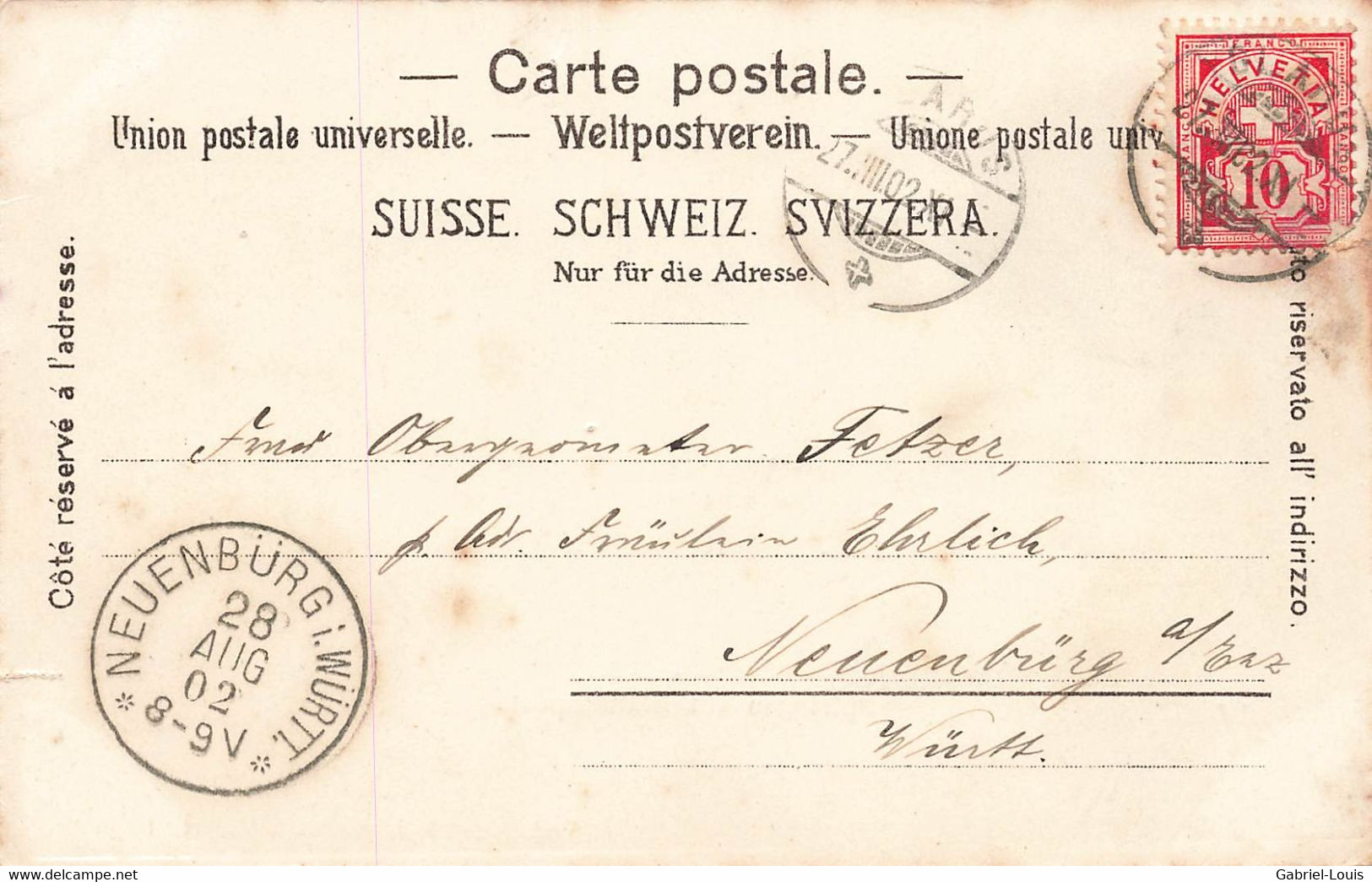 Klausenroute Spiringen Mit Klausenpost - 1902 - Spiringen