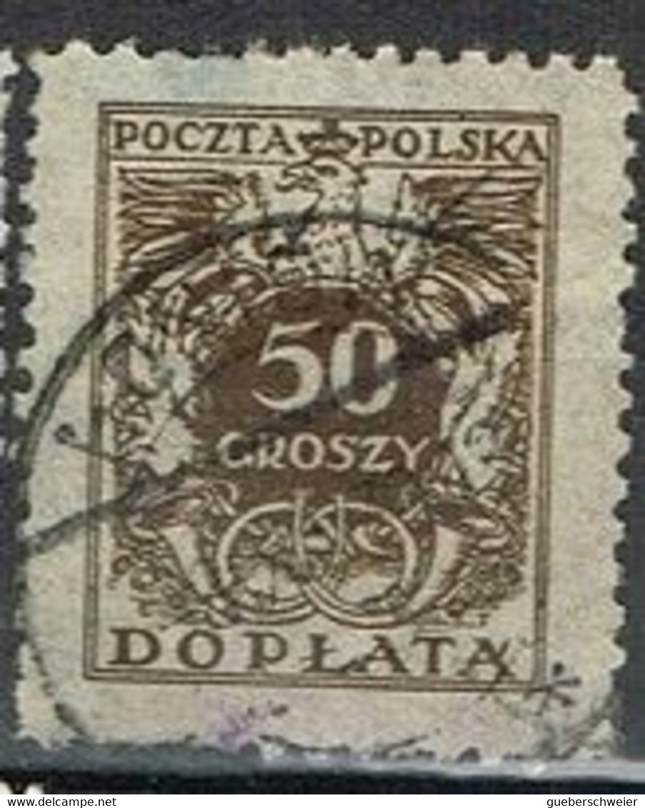 POL 147 - POLOGNE Taxe N° 75 Obl. - Portomarken