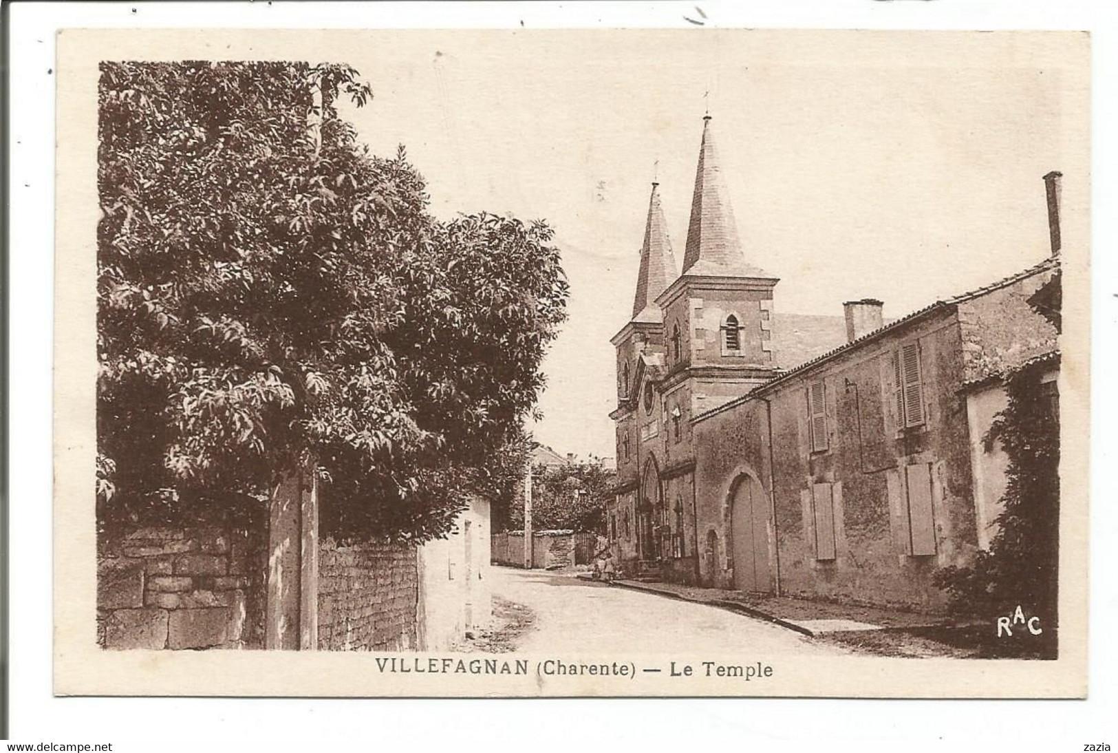 16.386/ VILLEFAGNAN - Le Temple - Villefagnan