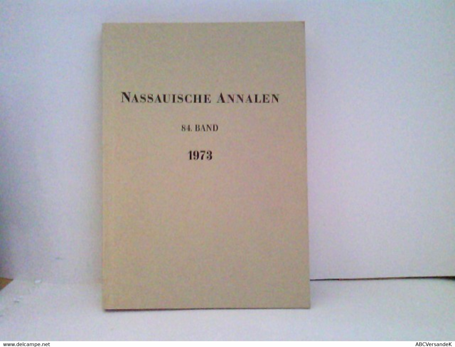 Nassauische Annalen 84.Band 1973 - Hesse