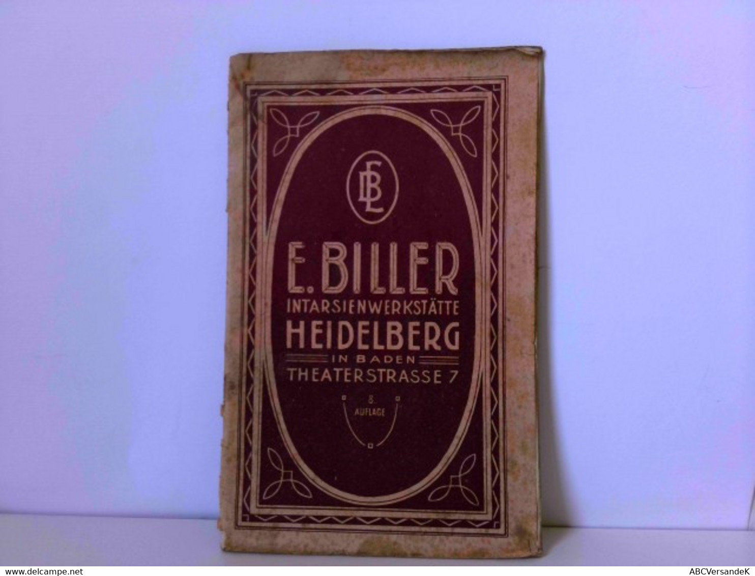 E. Biller, Heidelberg I.B., Intarsien-Werkstätte - Katalog Nr. 8 - Grafik & Design