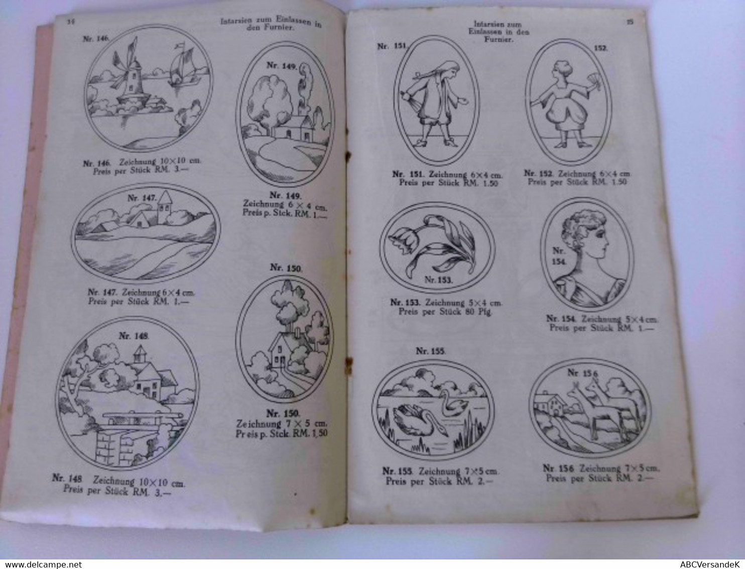 E. Biller, Heidelberg I.B., Intarsien-Werkstätte - Katalog Nr. 8 - Grafiek & Design