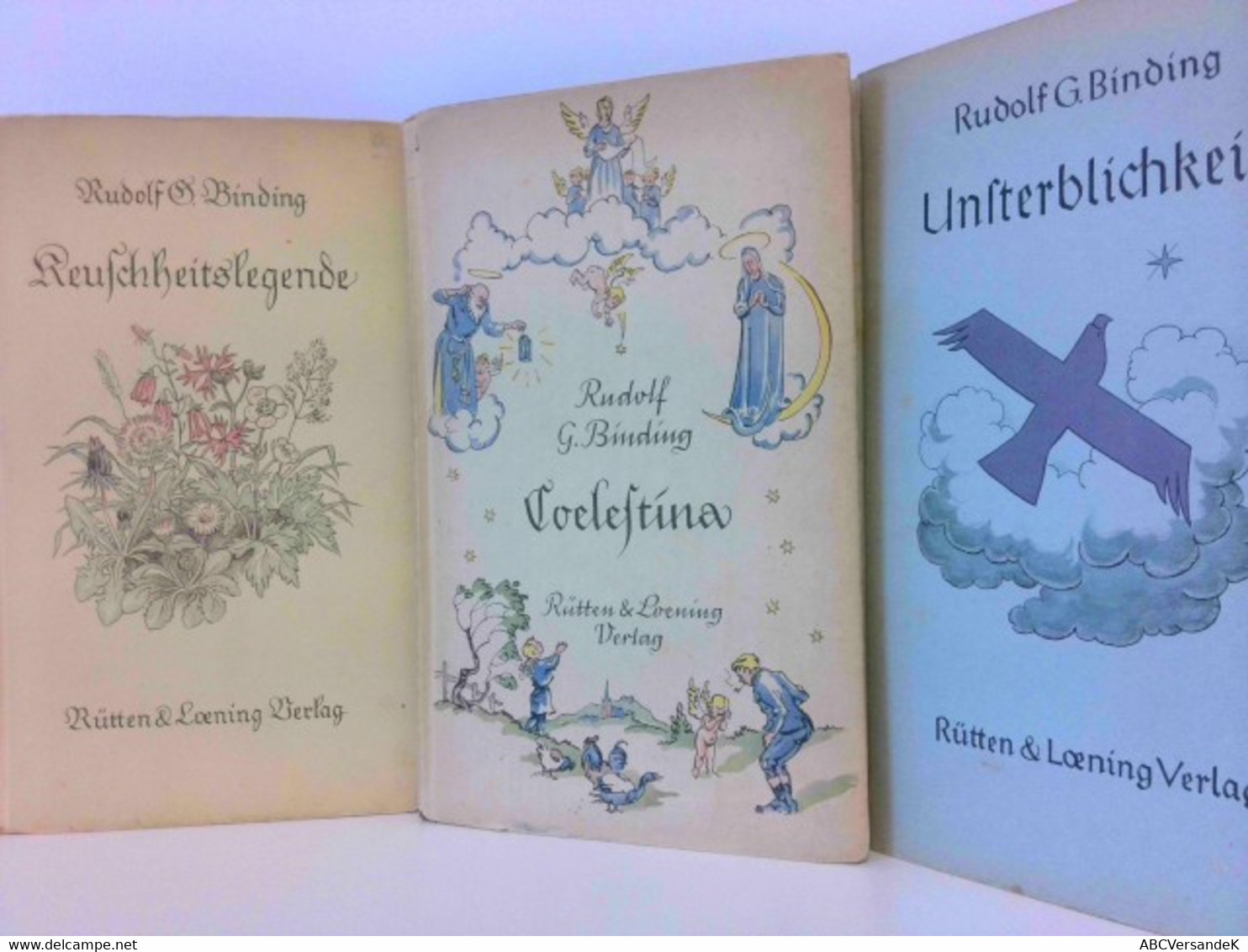 Konvolut Bestehend Aus 3 Bänden Zum Thema: Rudolf G. Binding, Erzählungen - Short Fiction