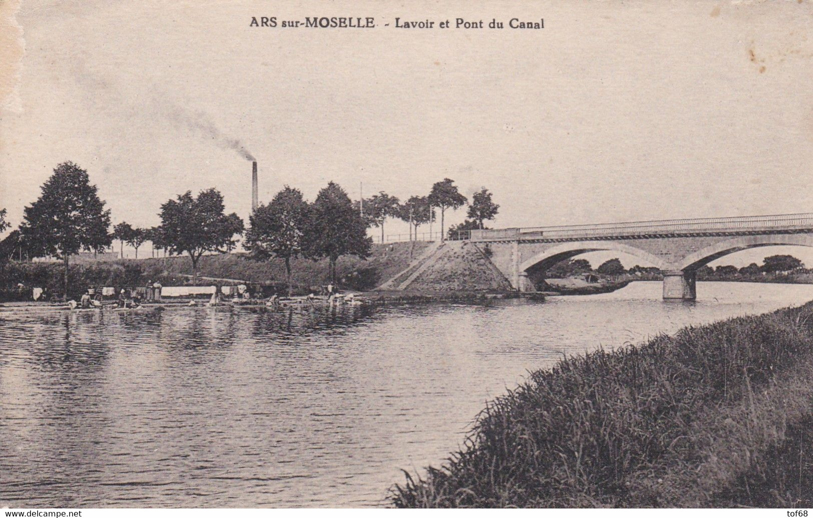 Ars Sur Moselle Lavoir Et Pont Du Canal - Ars Sur Moselle