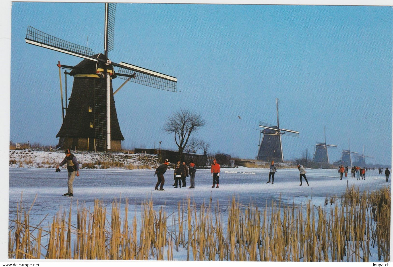 KINDERDIJK HOLLAND MOULINS A VENT PATINAGE - Kinderdijk