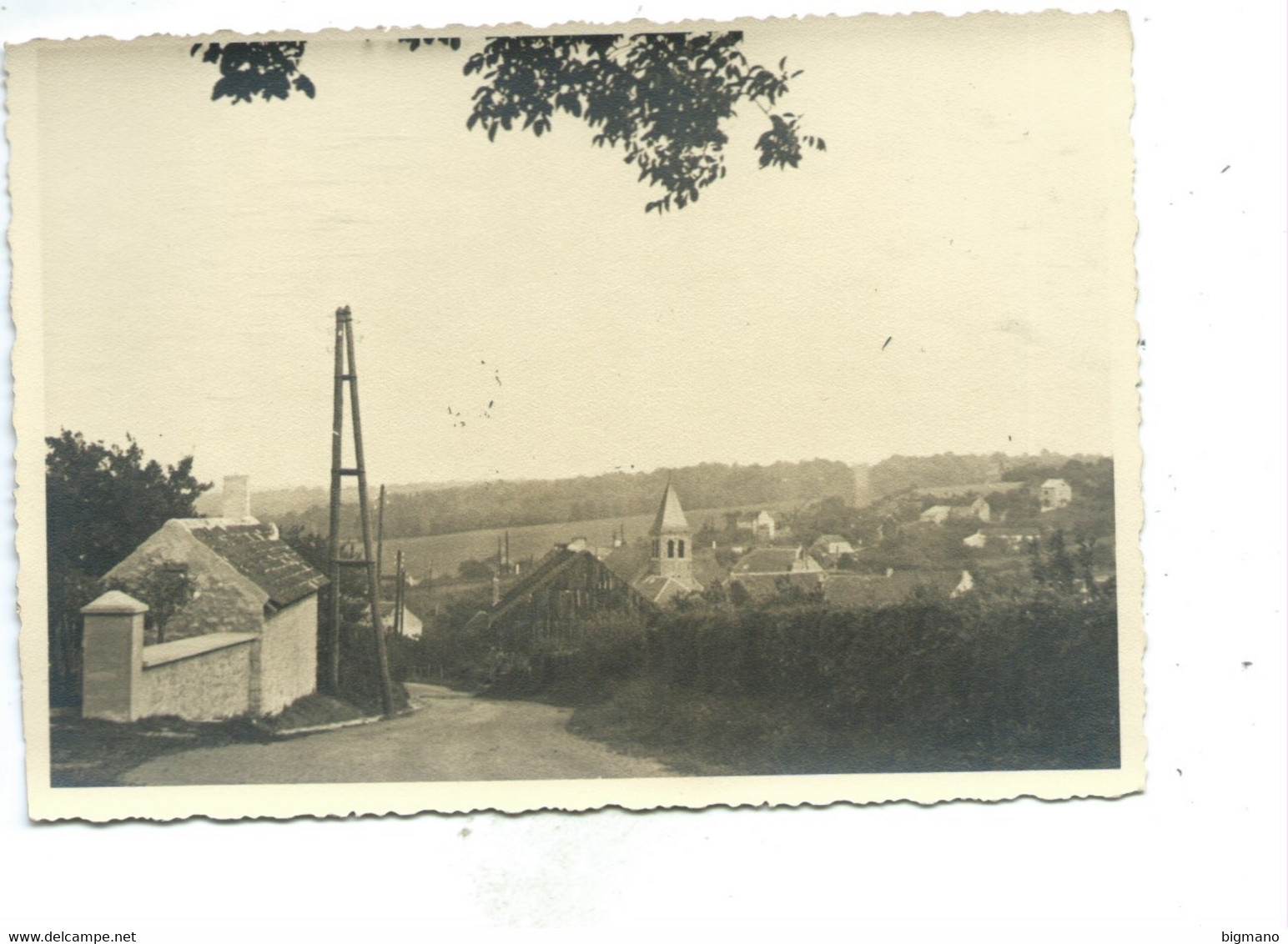 Sart Bernard Vue Prise De La Route De Morimont ( Carte SANS Intitulé ) - Assesse