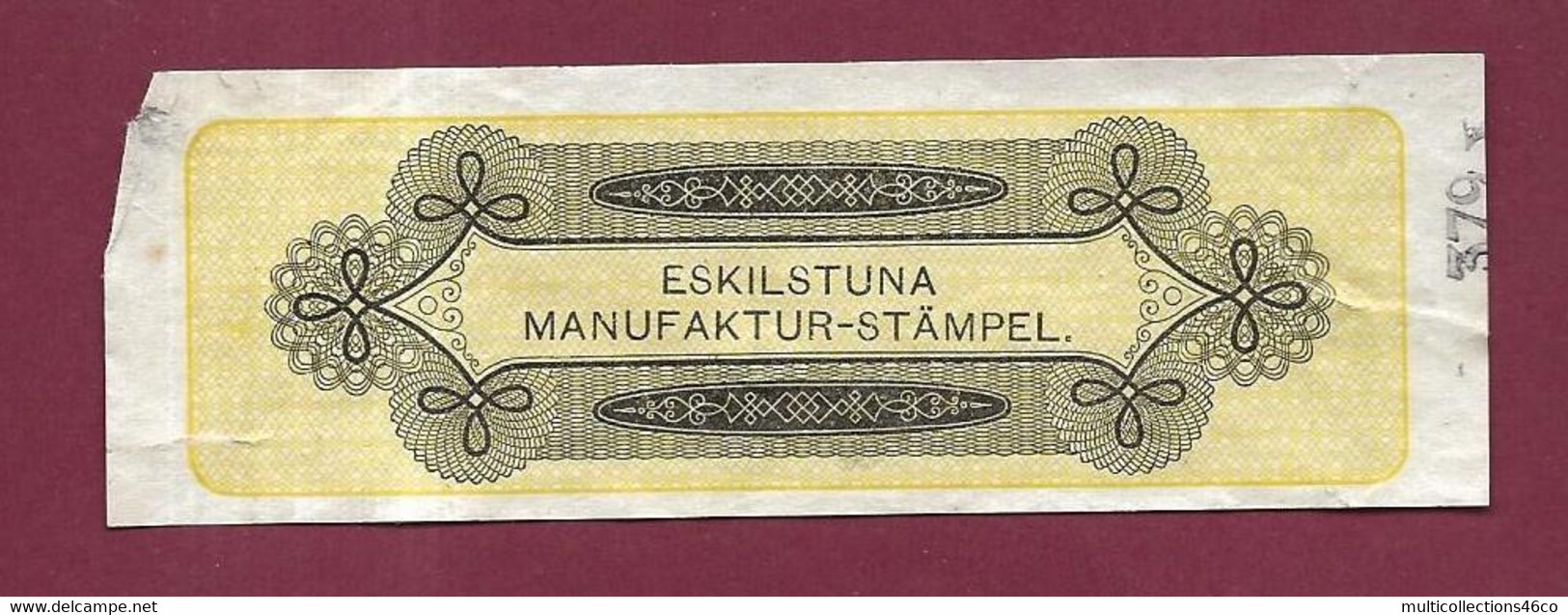250122 - ETIQUETTE BANDE CIGARETTE Eskilstuna Manufaktur-stämpel 379 - Documents