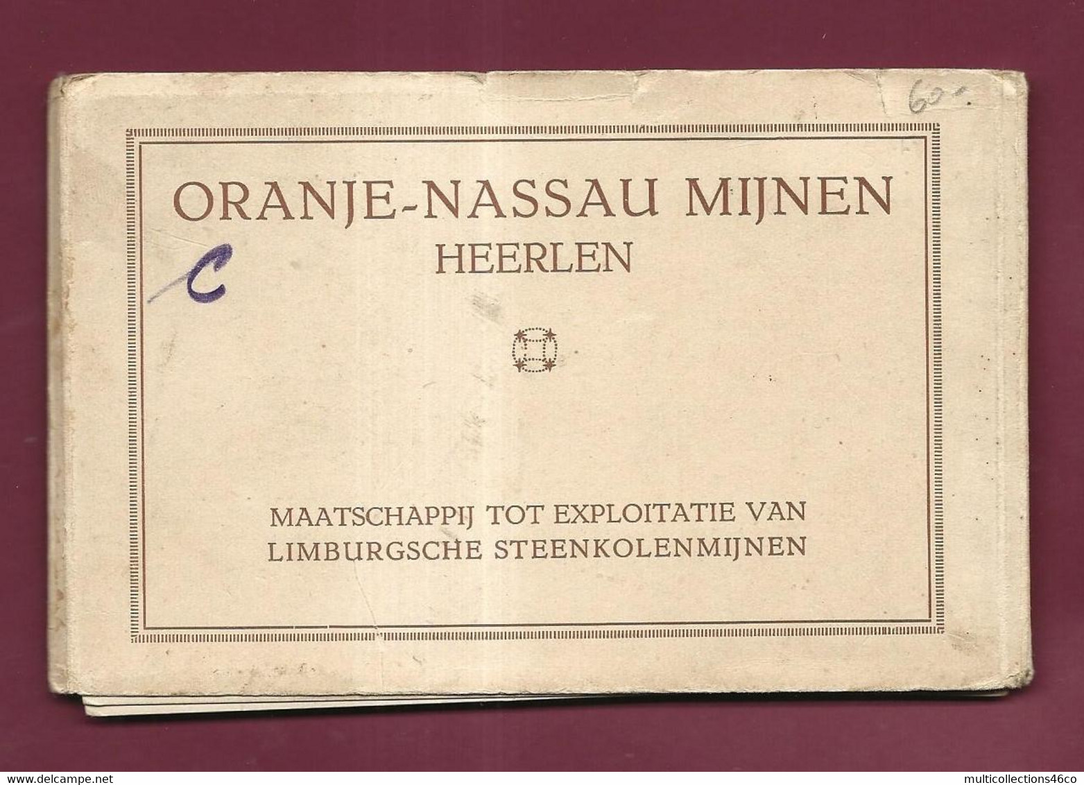 250122 - PAYS BAS LIMBURG Oranje Nassau Mijnen HEERLEN Carnet De 10 Cartes - Heerlen