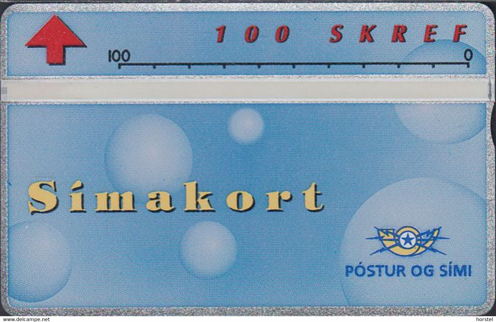 Iceland - D03A - L&G Blue Bubbles - 100 Units - 111A - Mint - IJsland