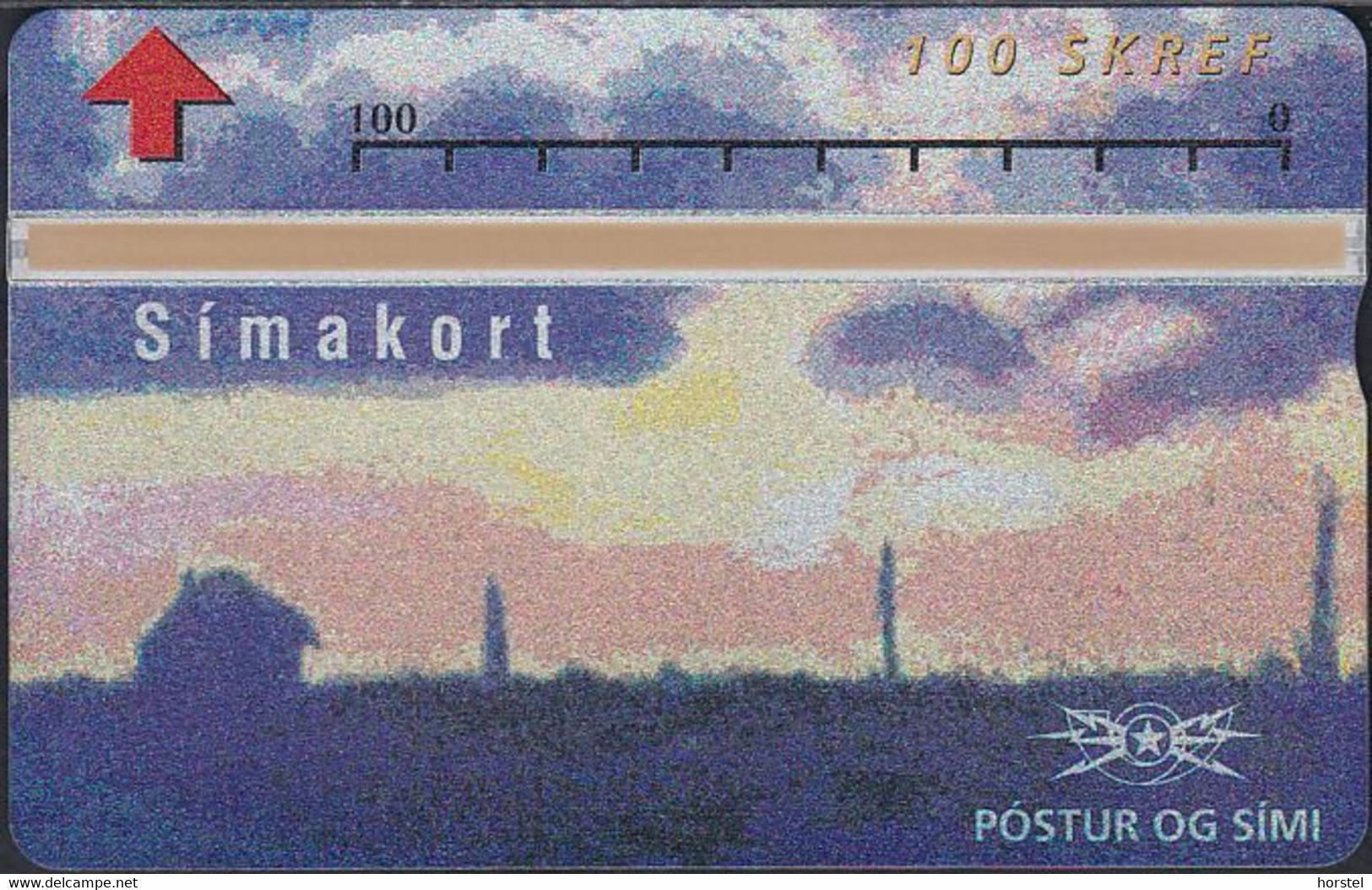Iceland - D06 - L&G  Painting - View Of Island (1) - 100 Units - 303B - Mint - Iceland